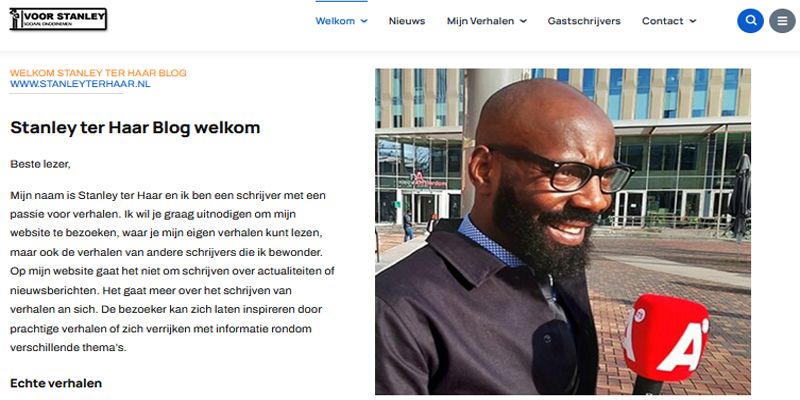 Website-lancering-Stanley-ter-Haar-verhalen-schrijven-leeuwarden